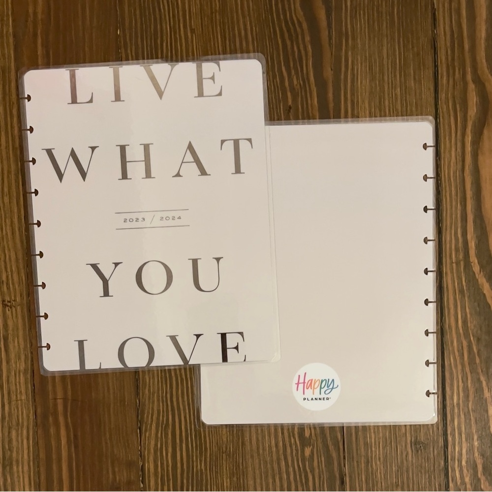 Live Love Happy Planner Cover